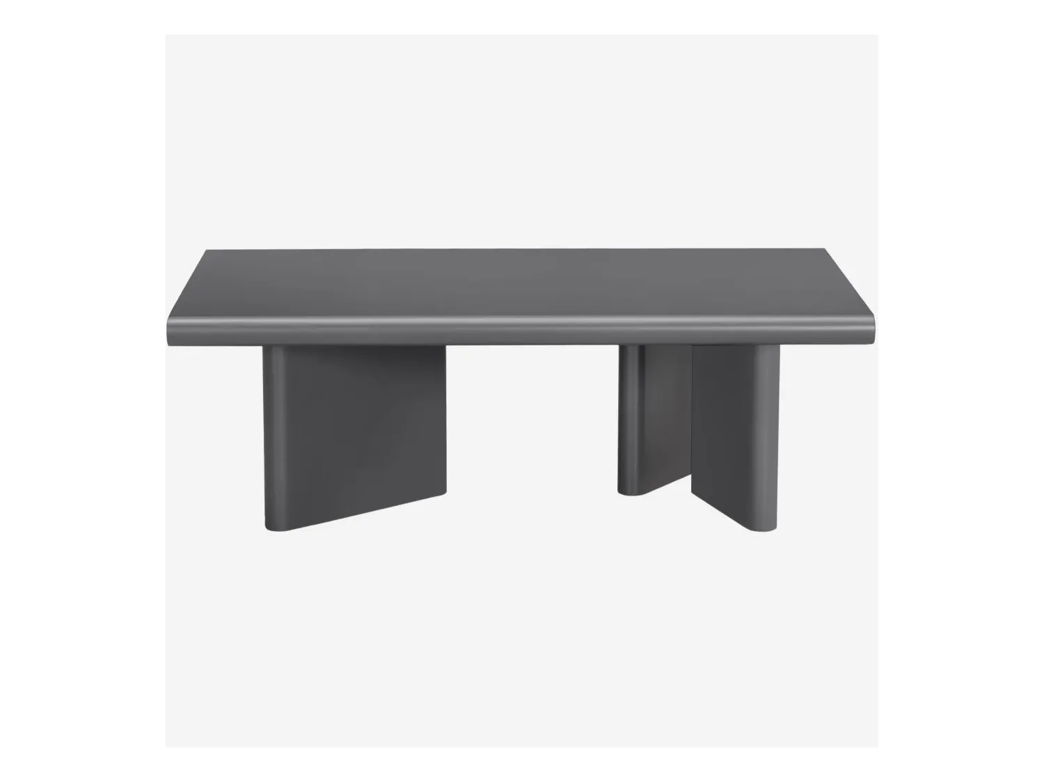 Habitat - Table basse rectangulaire finition mate - Gris anthracite - Vanda