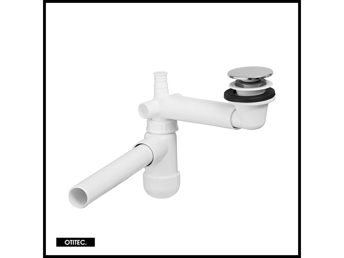 Ensemble meuble de salle de bain - 80 cm - avec vasque à encastrer - avec colonne - BALI WHITE