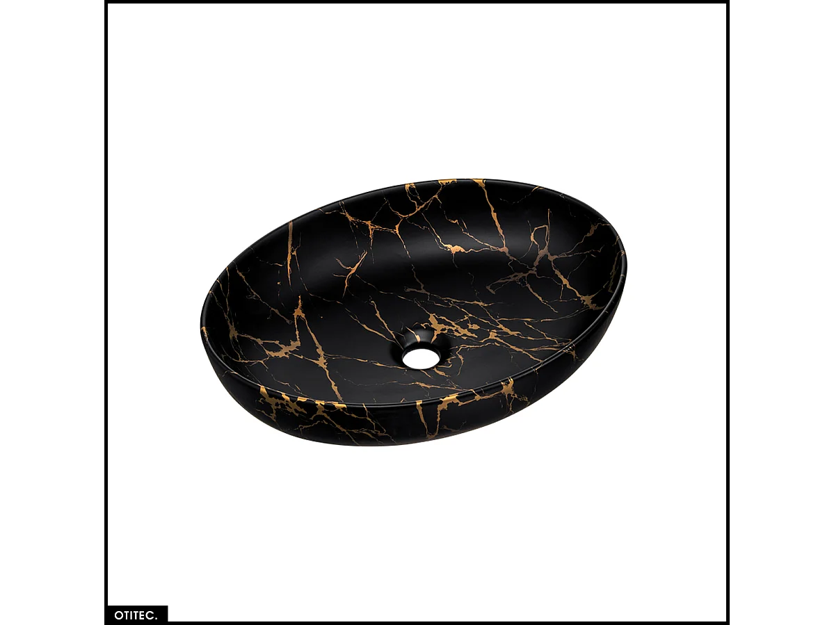 Ensemble de meubles sous vasque - 80 cm - avec Vasque à poser - Cubes et Colonne - Miroir LED - WOTANIA