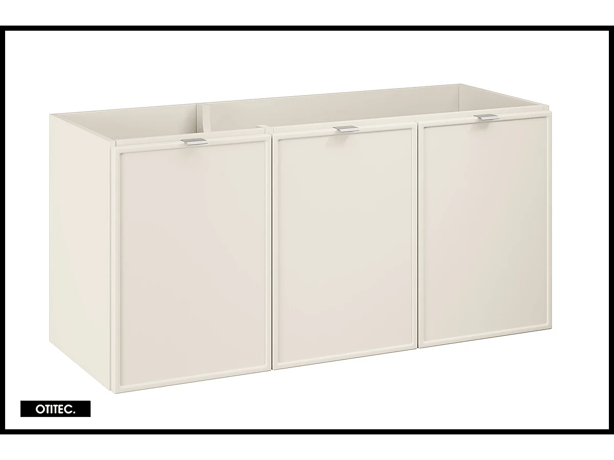 Ensemble meuble de salle de bain - 140 cm - avec plan - 2 vasques à poser - haut meuble - ASTRA