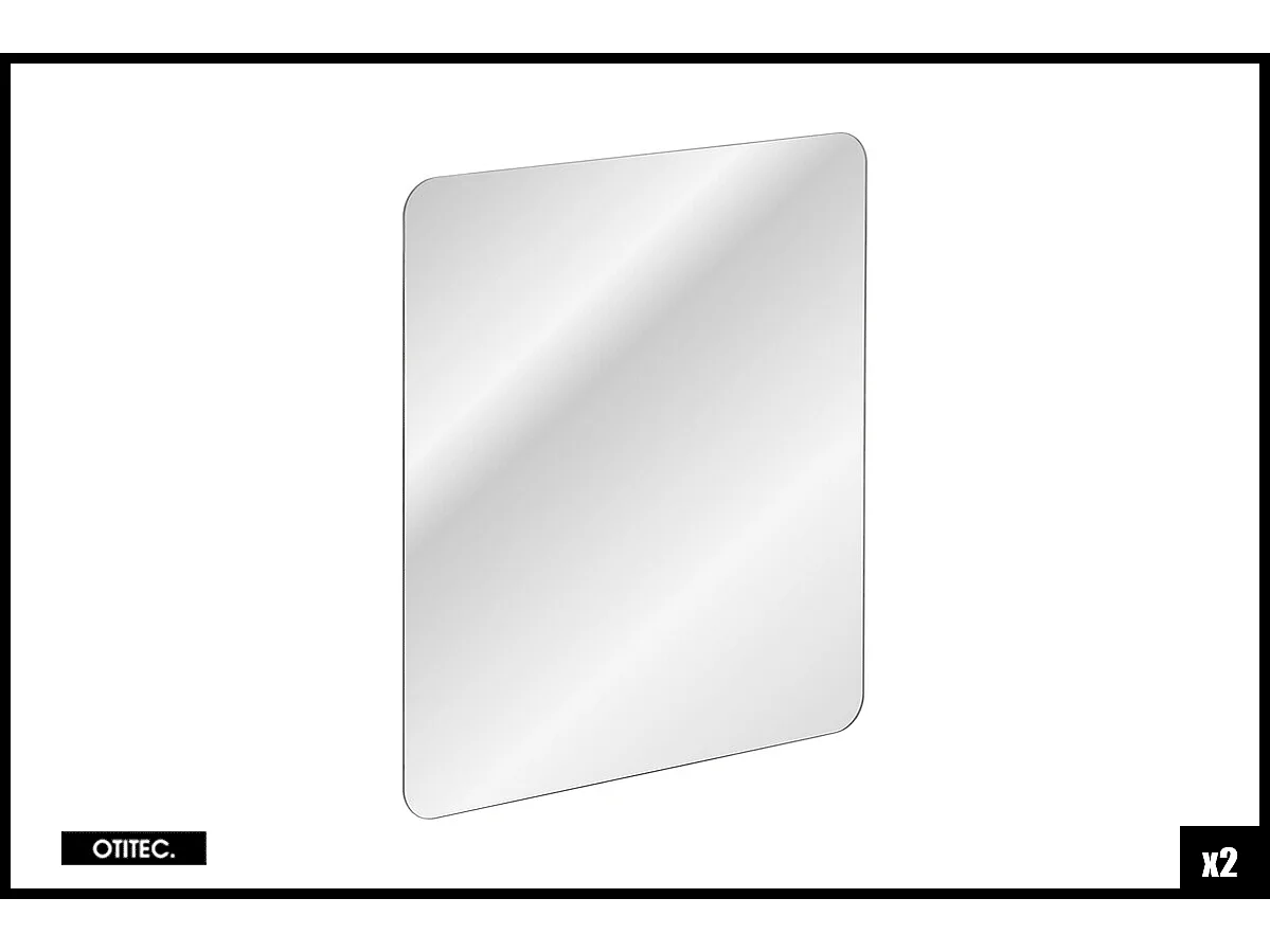 Ensemble de meuble de salle de bain - 180 cm - avec 2 vasques à poser - avec plan - avec colonne et Miroirs - 2 tiroirs - MINO