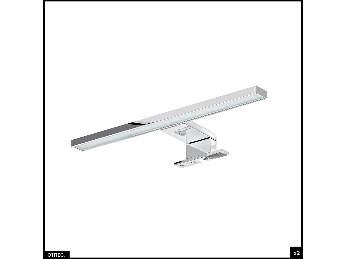 Set de meubles de salle de bain - 180 cm - avec 2 Vasques à poser et Plan - Colonne - 2 Meubles Miroirs LED - BOLD TAUPE