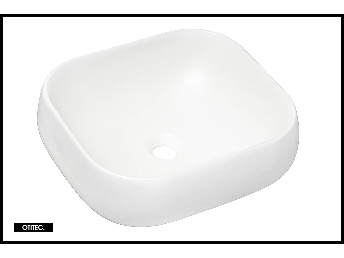 Ensemble de meuble de salle de bain - 90 cm - avec vasque à poser - avec plan - avec colonne - 3 tiroirs - SETTA