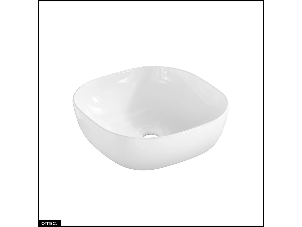 Set de meubles de salle de bain - 60 cm - avec Vasque à poser et Plan - Colonne - Meuble Miroir LED - BOLD TAUPE