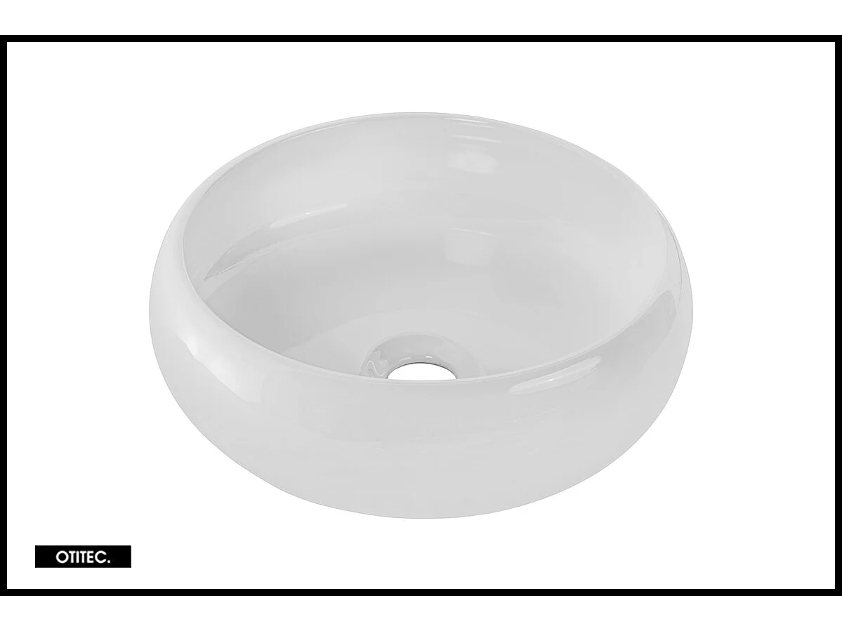 Ensemble de meuble de salle de bain - 60 cm - Noir/Oak - avec vasque à poser - avec plan - avec colonne - 2 portes - VOLTA Oak