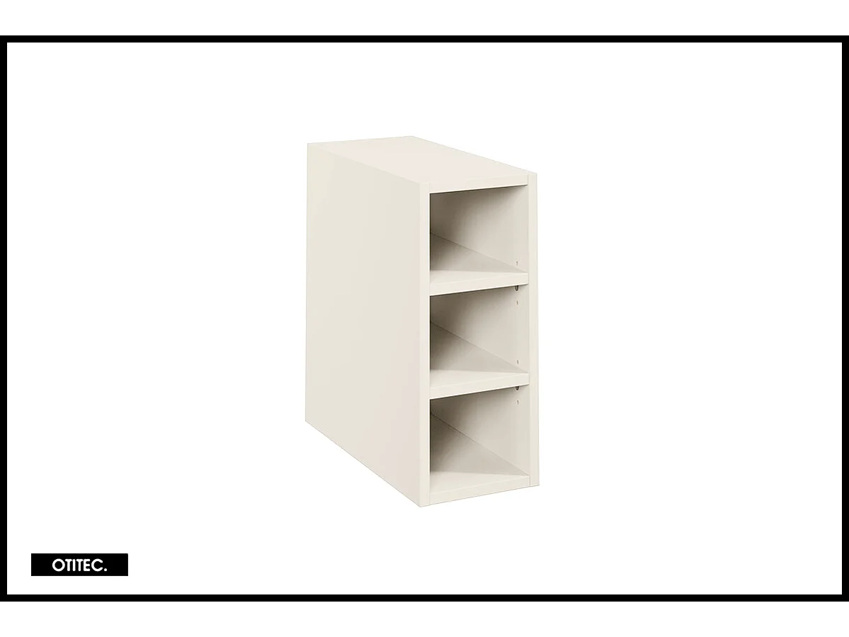 Ensemble meuble de salle bain  - 40 cm - avec plan - 2 vasques à poser - haut meuble - ASTRA