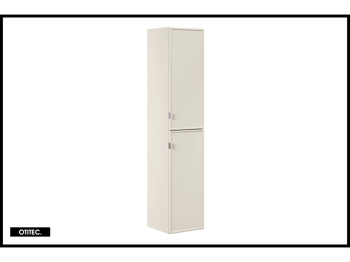 Ensemble meuble de salle bain  - 40 cm - avec plan - 2 vasques à poser - haut meuble - ASTRA