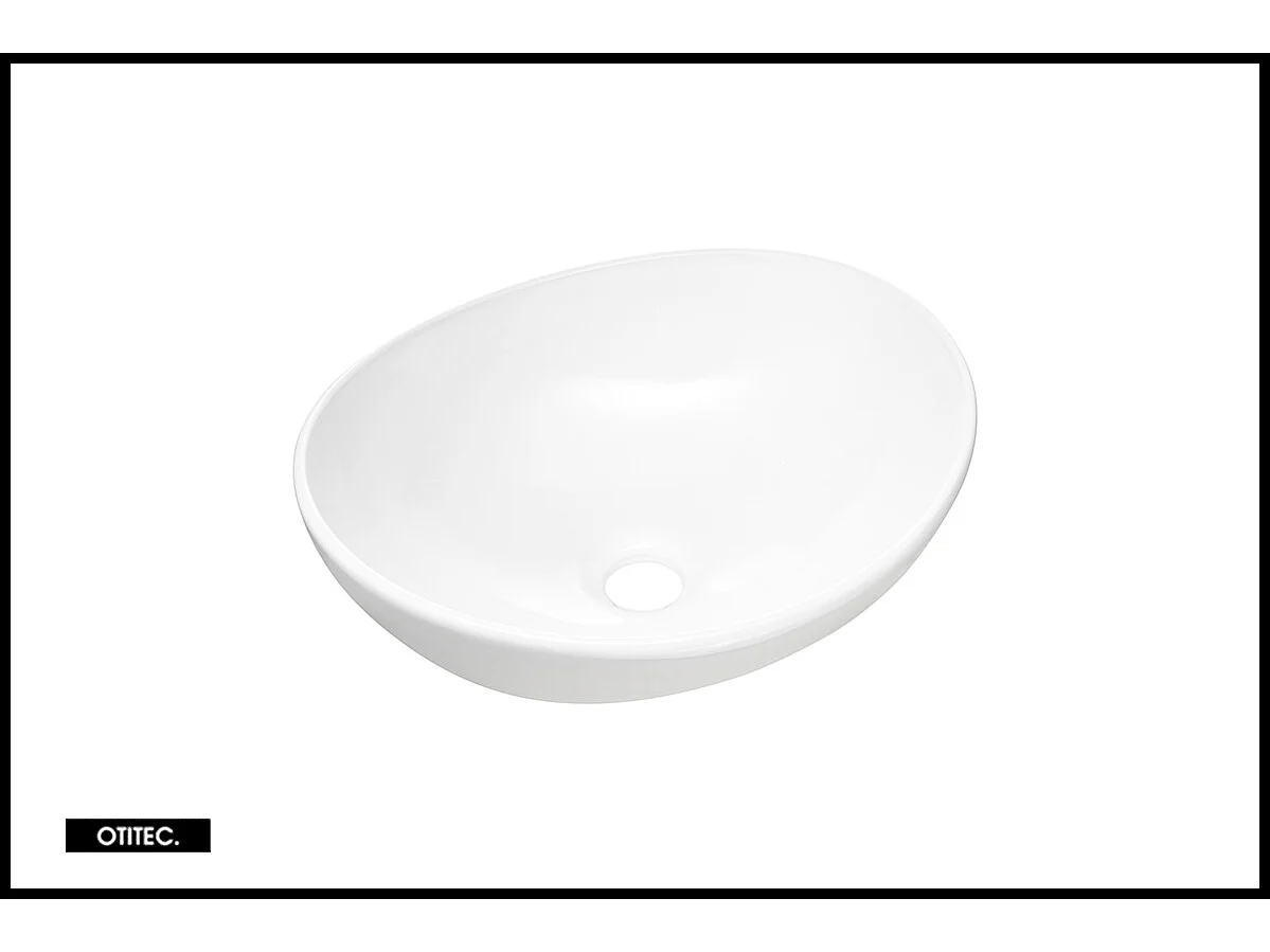 Ensemble de meuble de salle de bain - 60 cm - avec vasque à poser - avec colonne - 2 portes - DANO