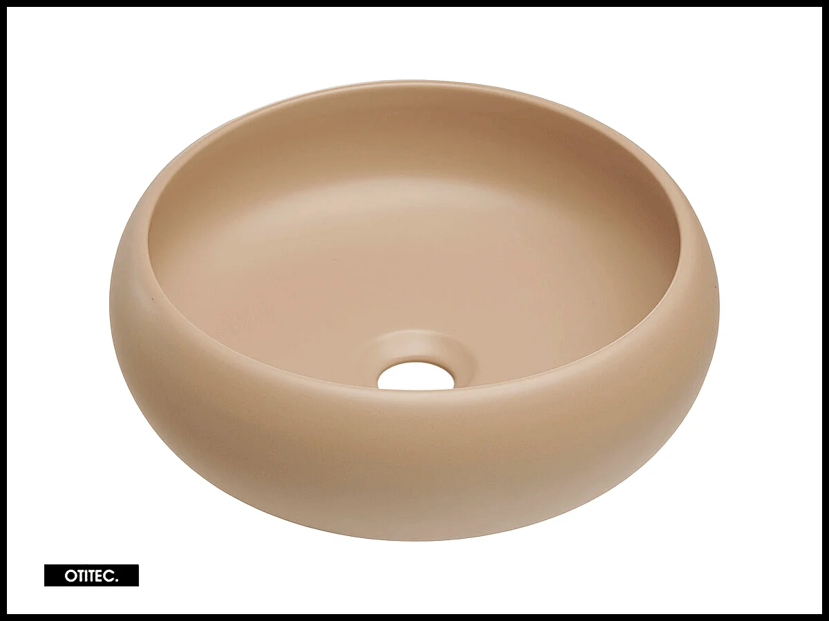 Ensemble de meuble de salle de bain - 80 cm - avec vasque à poser - avec plan - avec colonne et Miroir - 1 tiroir - MINO