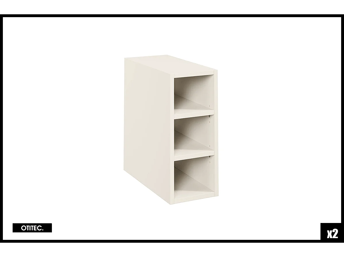 Ensemble meuble de salle de bain - 120 cm - avec plan - avec vasque à poser - haut meuble - ASTRA