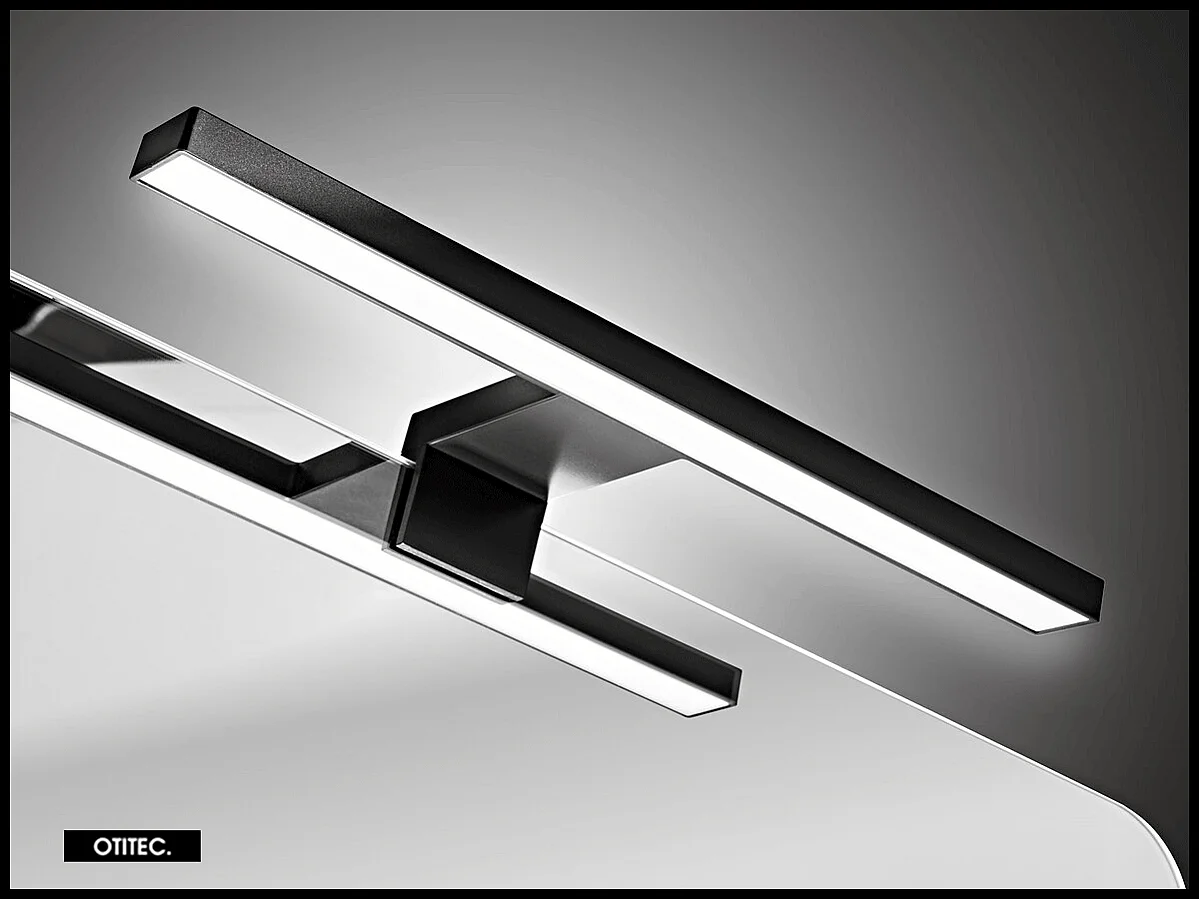 Ensemble meuble de salle de bain de 60 cm - avec plan - avec vasque - avec Miroir - avec colonne - avec Lampe - LIVA WHITE