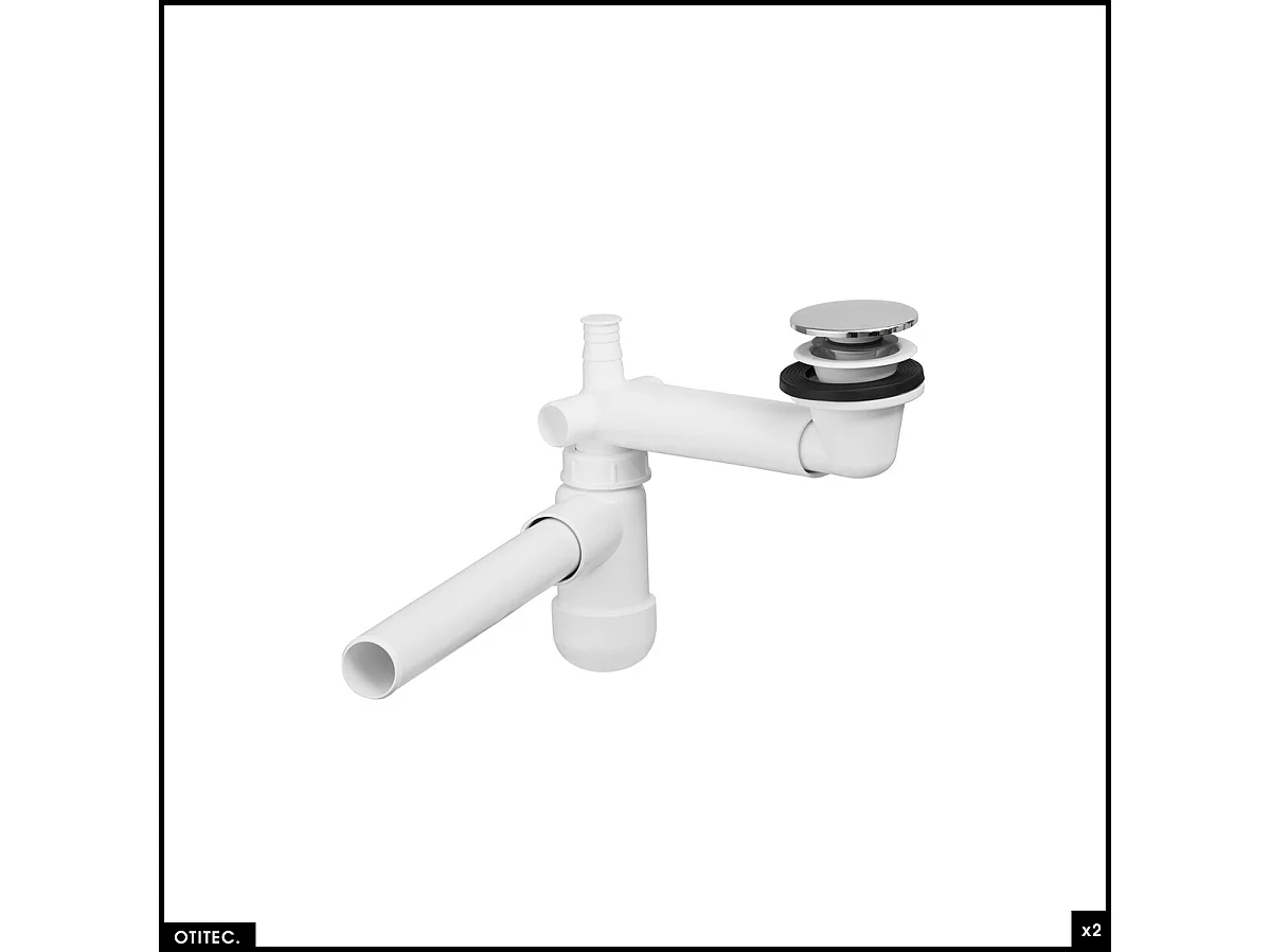 Ensemble de meubles sous vasque - 120 cm - avec Vasque - Cube et Colonnes - Miroirs LED - WOTANIA