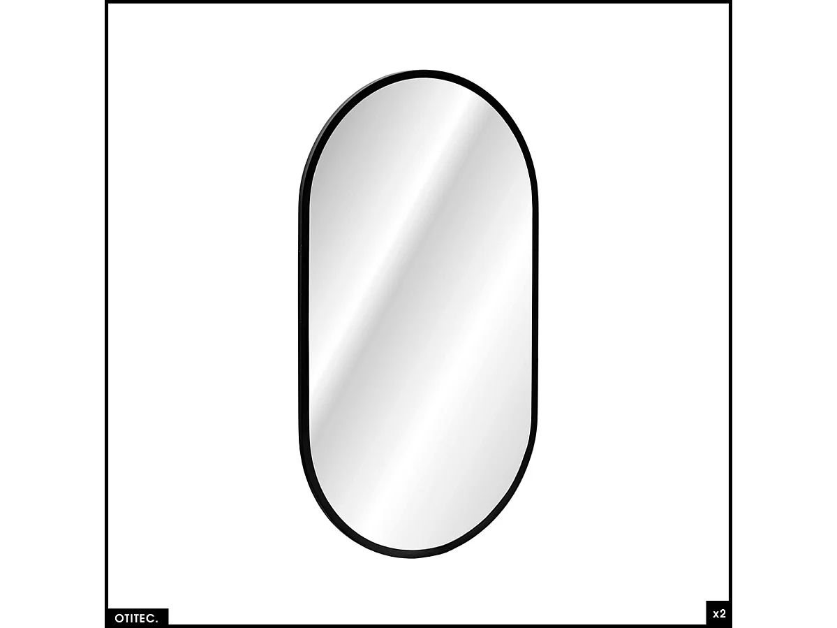 Ensemble de meubles sous vasque - 120 cm - avec Vasque - Colonne - Miroirs LED - WOTANIA