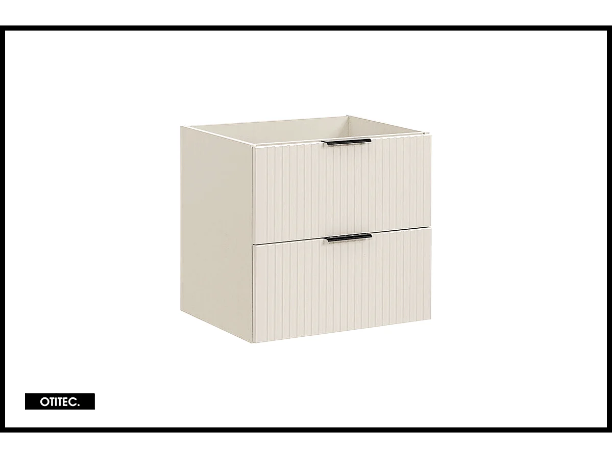 Ensemble meuble de salle de bain de 60 cm - avec plan - avec vasque - LIVA CASHMERE