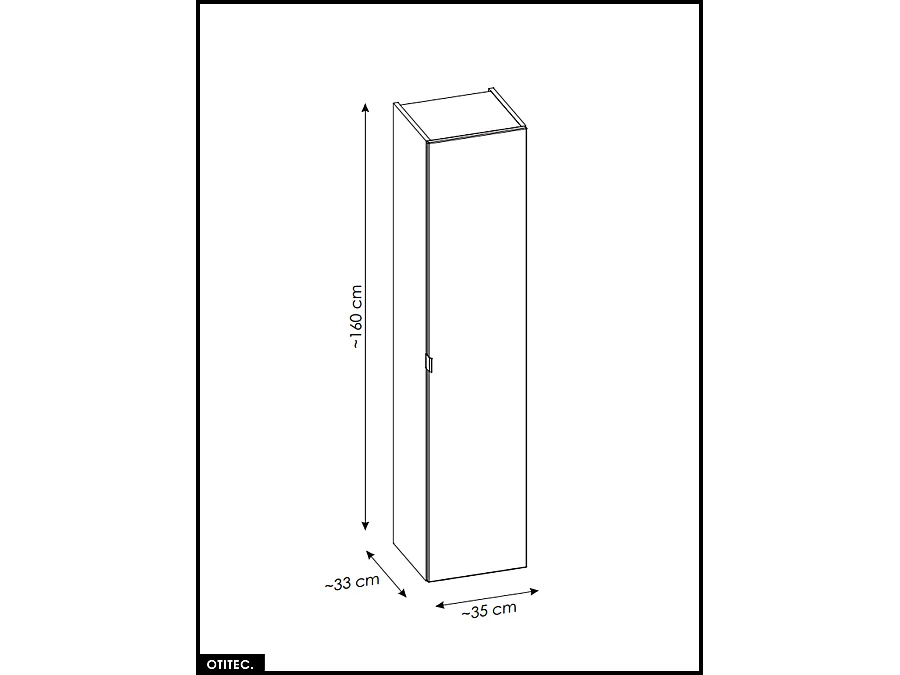 Set de meubles de salle de bain - 80 cm - avec Vasque à poser et Plan - Colonne - Meuble Miroir LED - BOLD TAUPE
