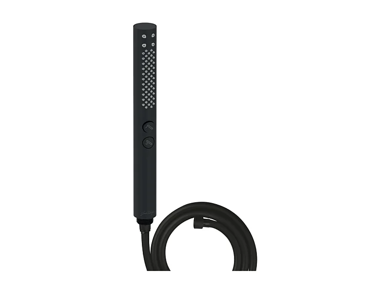 Pommeau de douche JACOB DELAFON Shift+ rond 2 jets noir mat + flexible
