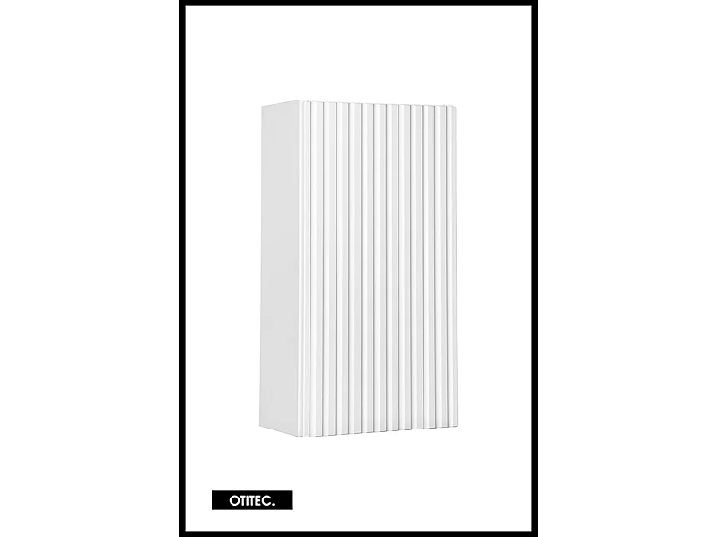 Meuble haut de salle de bain - 55 cm - Blanc - VOLTA