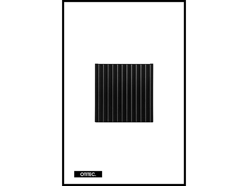 Caisson meuble haut de salle de bain - 30x30 cm - Noir Mat - VOLTA