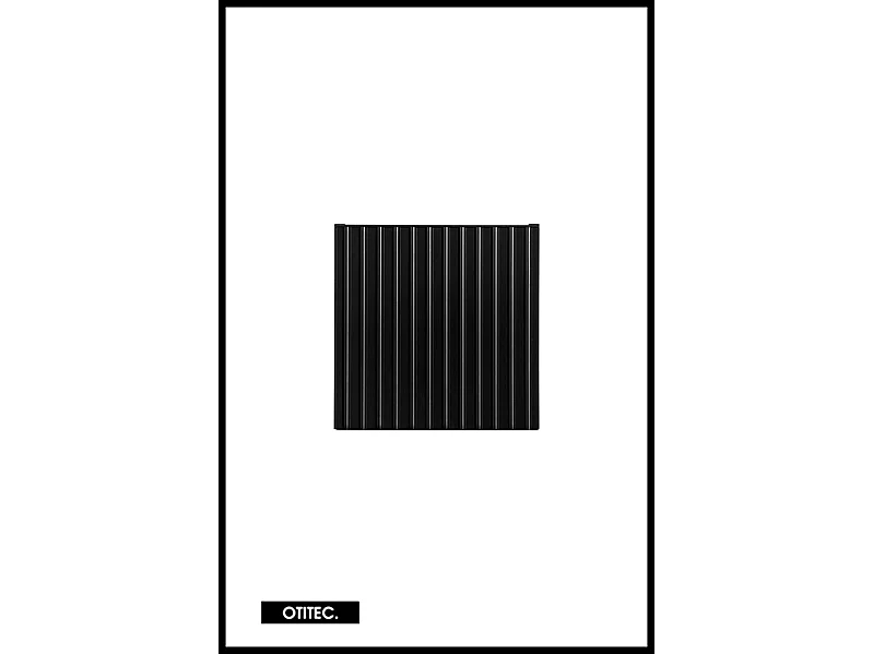 Caisson meuble haut de salle de bain - 30x30 cm - Noir Mat - VOLTA