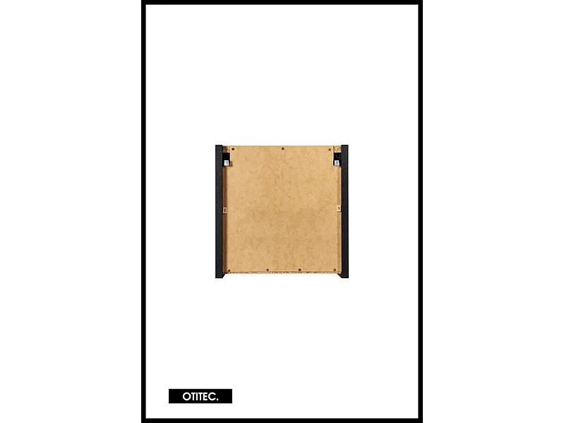 Caisson meuble haut de salle de bain - 30x30 cm - Noir Mat - VOLTA