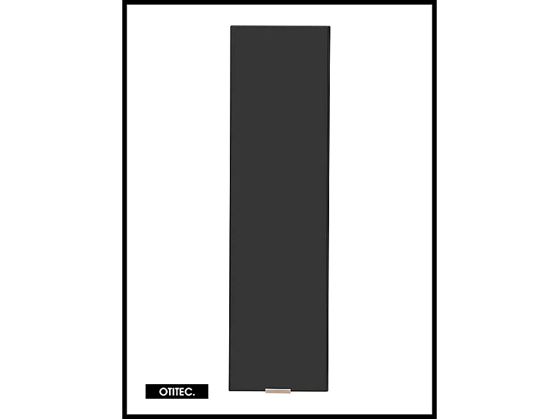 Armoire de salle de bain - 75 cm - Noir Mat - LISOA