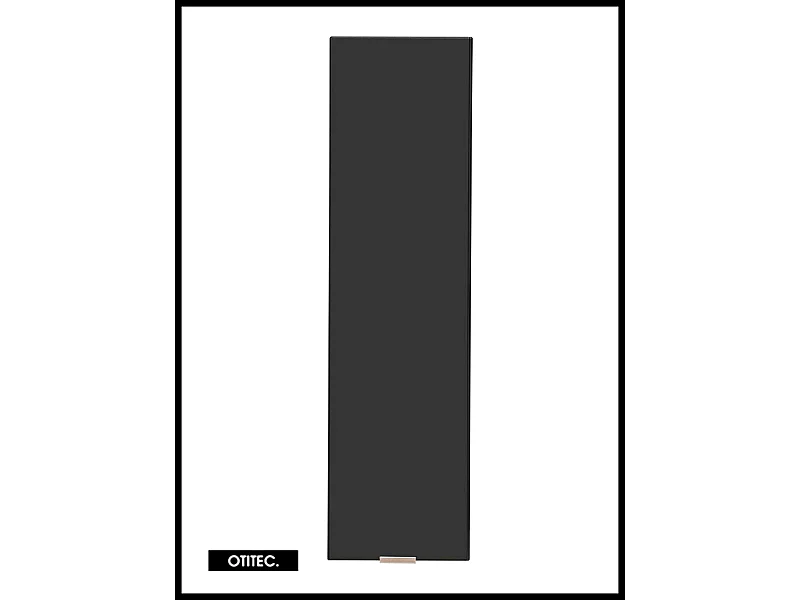 Armoire de salle de bain - 75 cm - Noir Mat - LISOA