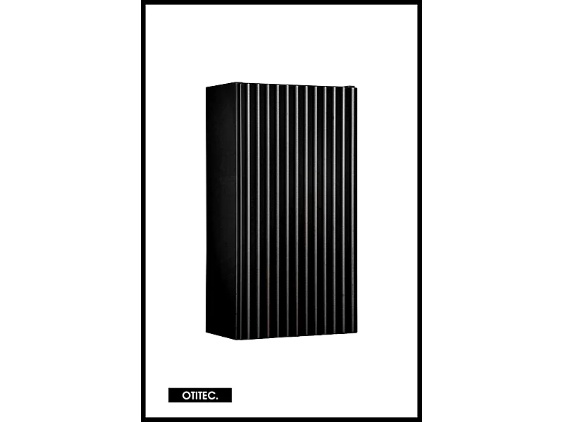 Meuble haut de salle de bain - 55 cm - Noir Mat - VOLTA