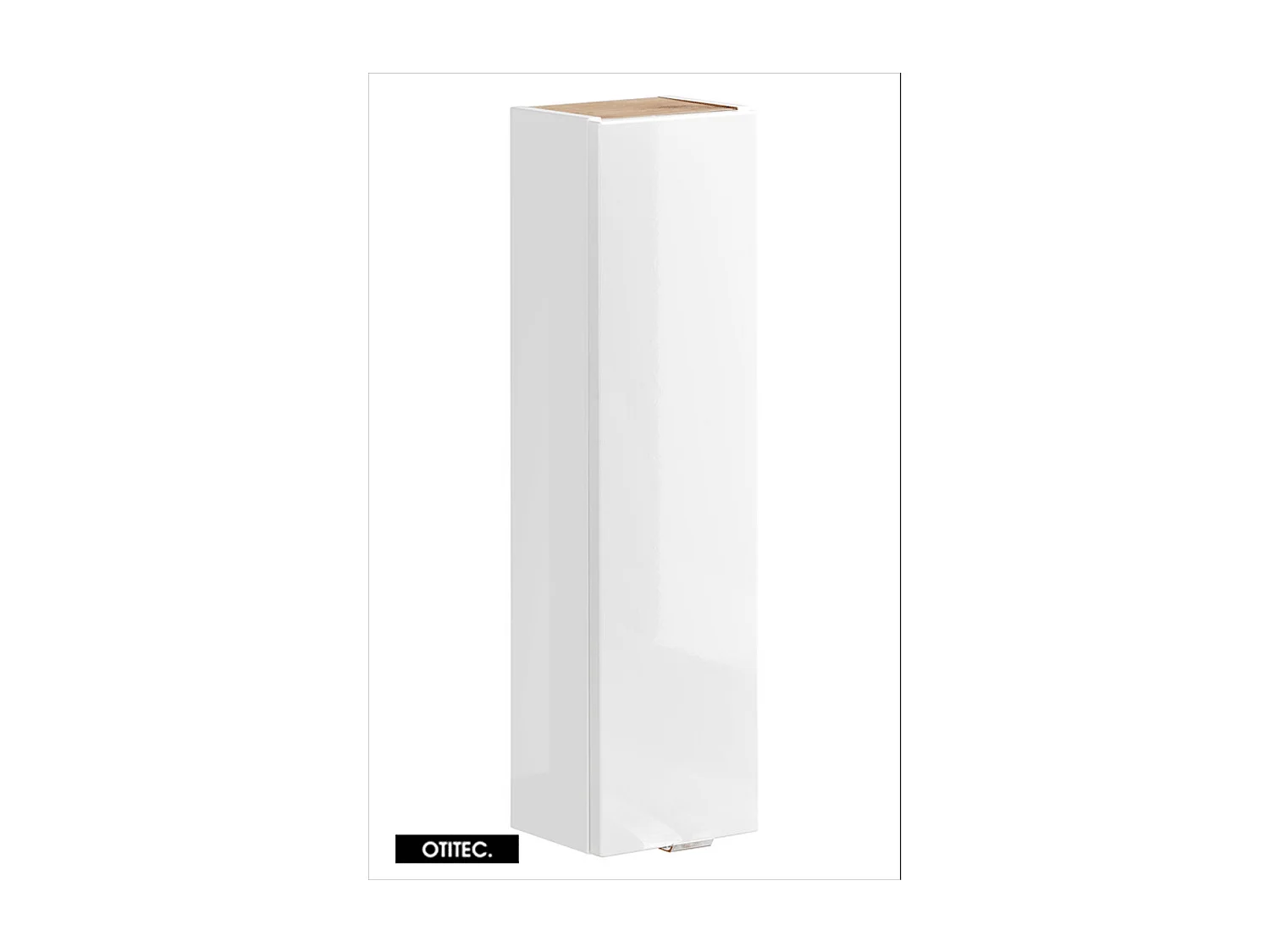 Armoire de salle de bain - 75 cm - Blanc - LISOA