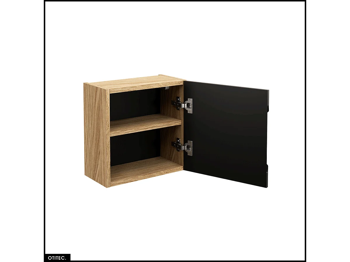 Cube de rangement - 35x35 cm - Noir Mat - SETTA