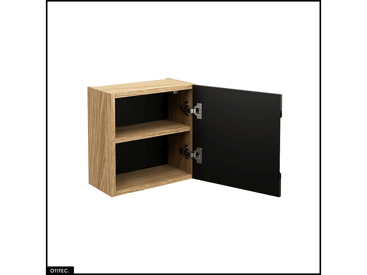 Cube de rangement - 35x35 cm - Noir Mat - SETTA