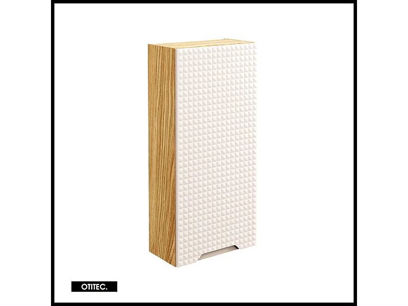 Armoire de salle de bain - 75 cm - Beige -  SETTA