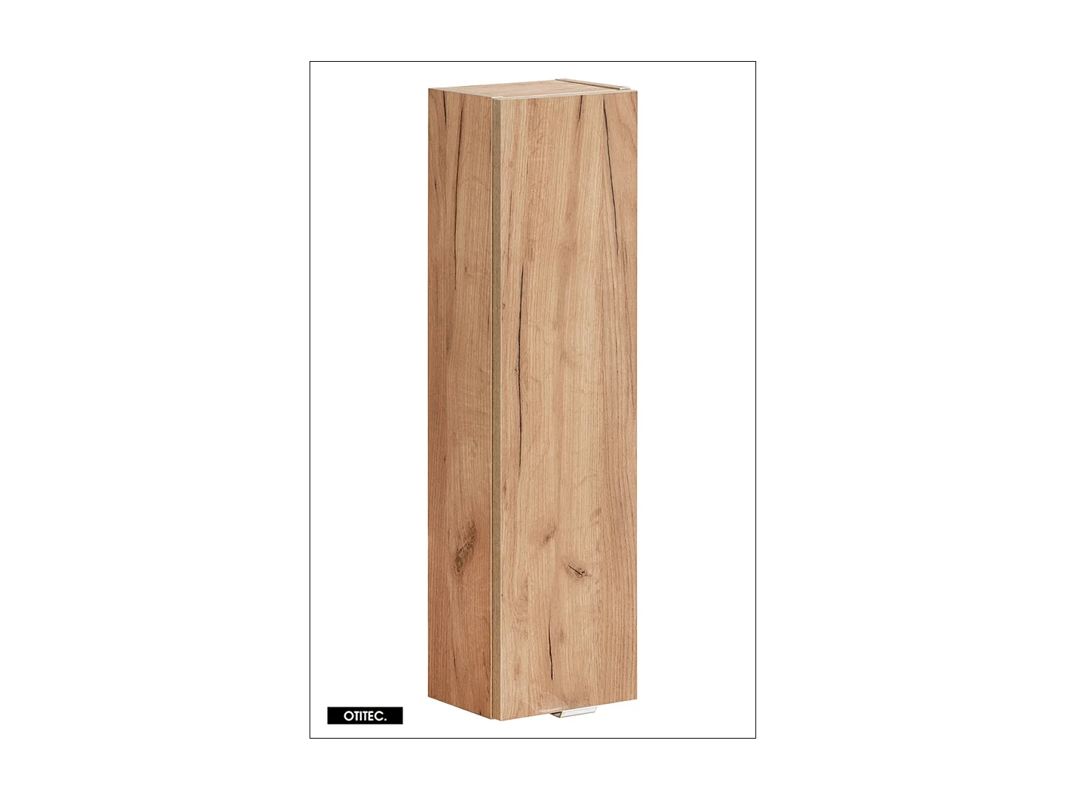 Meuble haut de salle de bain de 75 cm - Oak - 1 porte - LISOA