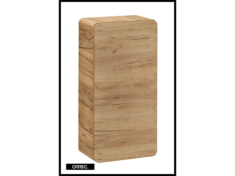 Meuble haut de salle de bain de 70 cm - Oak - 1 porte - PASTI CRAFT