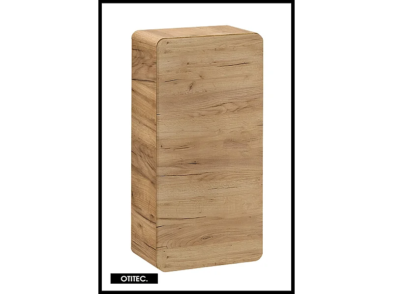 Meuble haut de salle de bain de 70 cm - Oak - 1 porte - PASTI CRAFT
