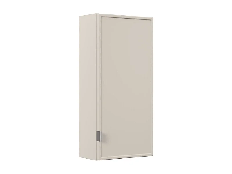 Meuble haut de salle de bain de 75 cm - Cachemire Mat - 1 porte - ASTRA