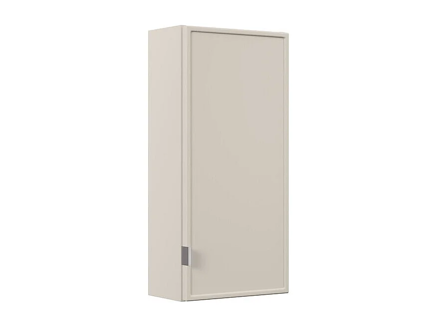 Meuble haut de salle de bain de 75 cm - Cachemire Mat - 1 porte - ASTRA