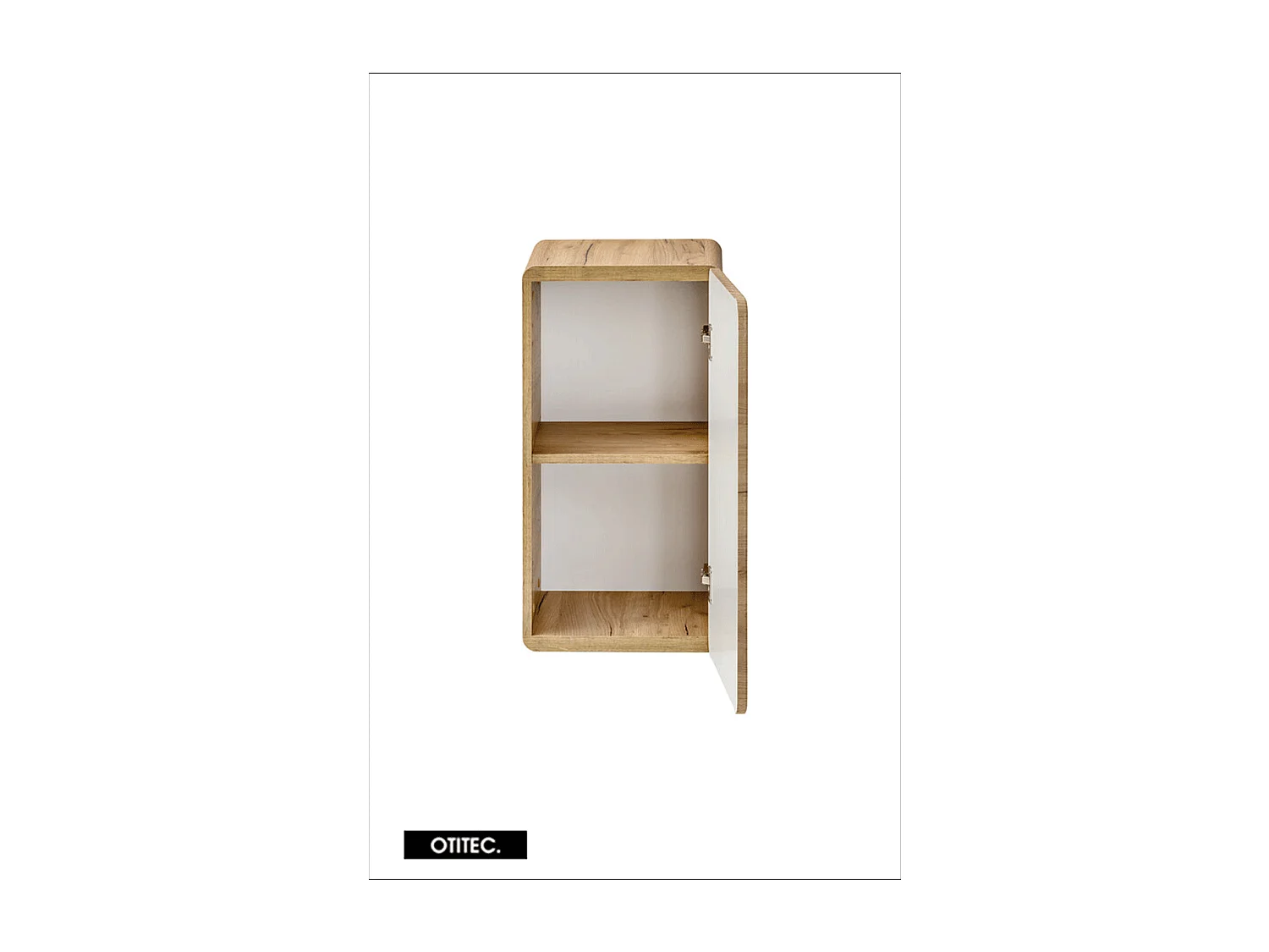 Meuble haut de salle de bain de 75 cm - Oak - 1 porte - PASTI CRAFT