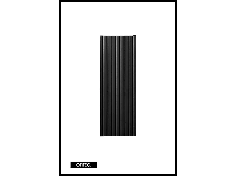 Meuble haut de salle de bain - 55 cm - Noir Mat - VOLTA