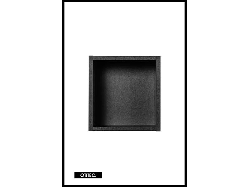 Cube de rangement - 25 cm - Noir Mat - VOLTA