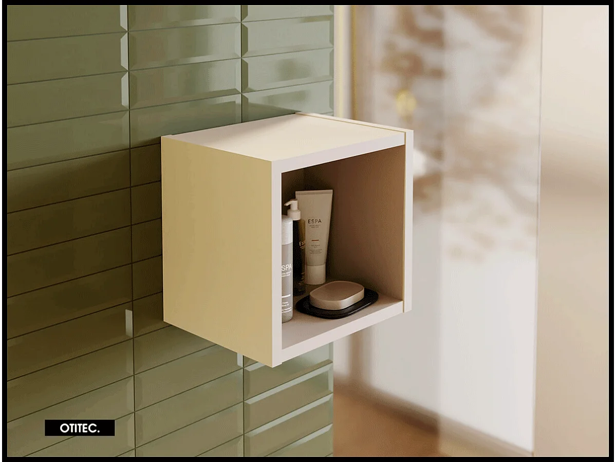 Cube de rangement - 25 cm - Cachemire Mat - VOLTA