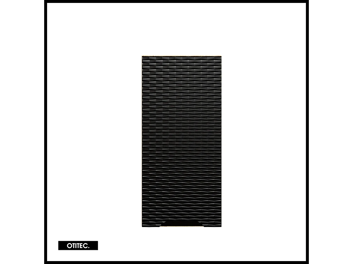 Meuble haut de salle de bain de 75 cm - Noir - 1 porte - SEA