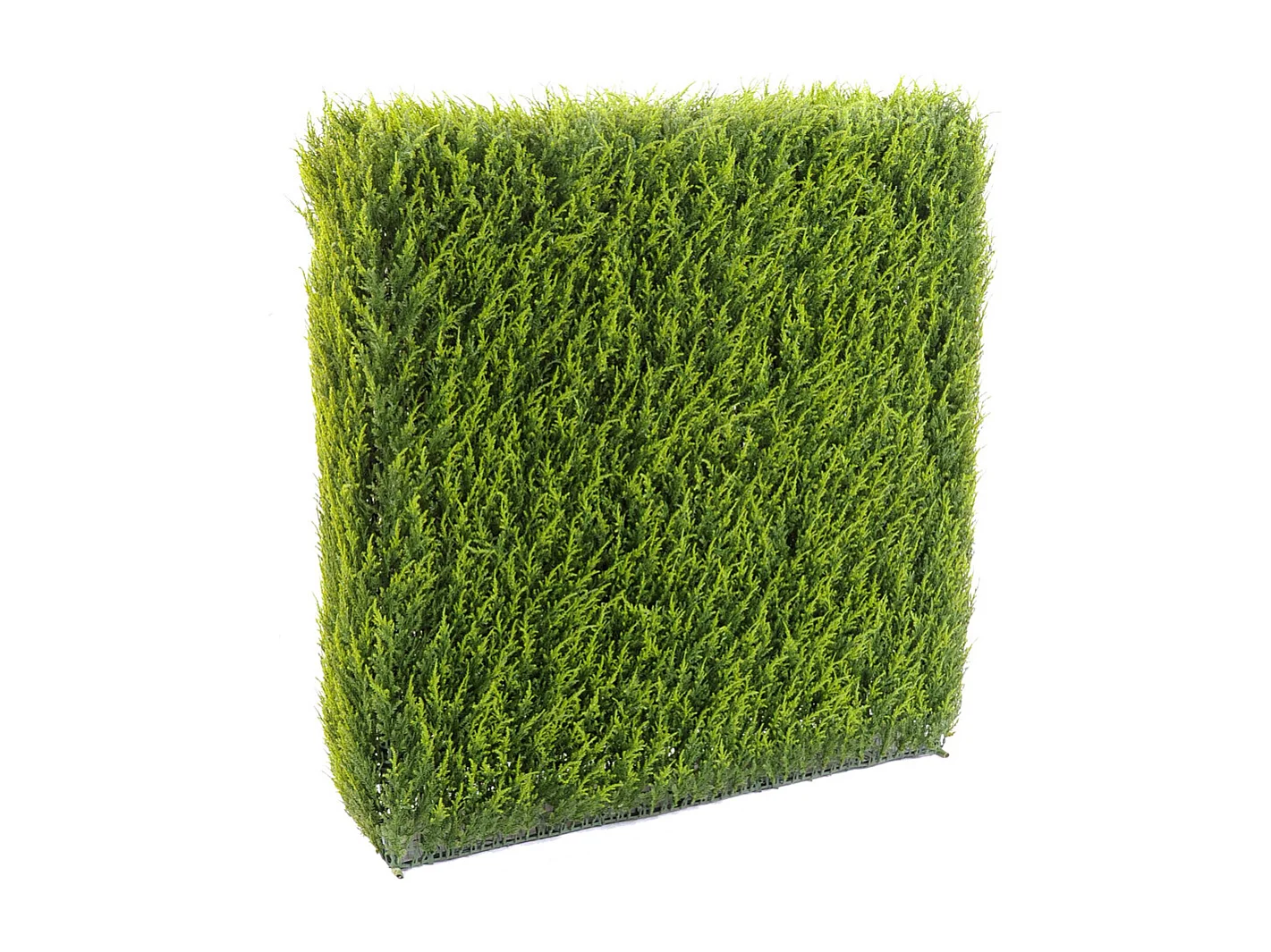 HAIE artificielle haute gamme Spécial extérieur / Cyprès artificiel Juniperus vert - Dim : 105 x 23 x 100 cm