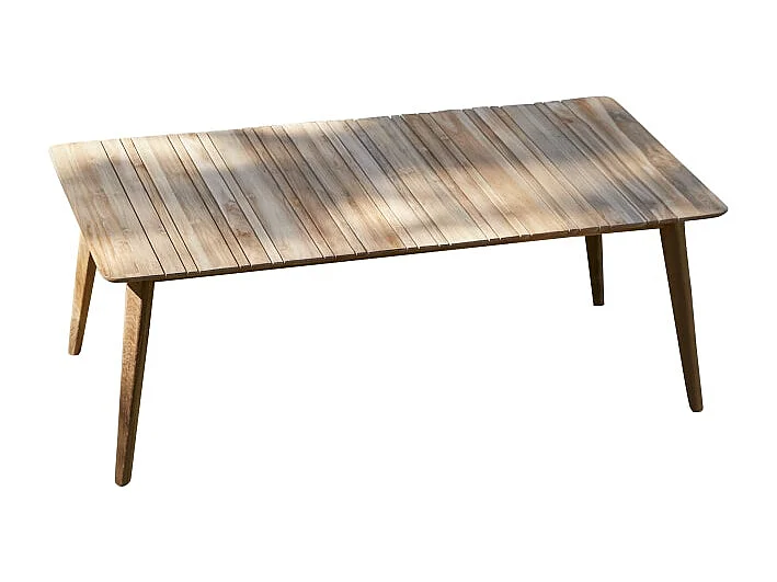 Table de jardin en bois de teck recyclé 200 Katrine