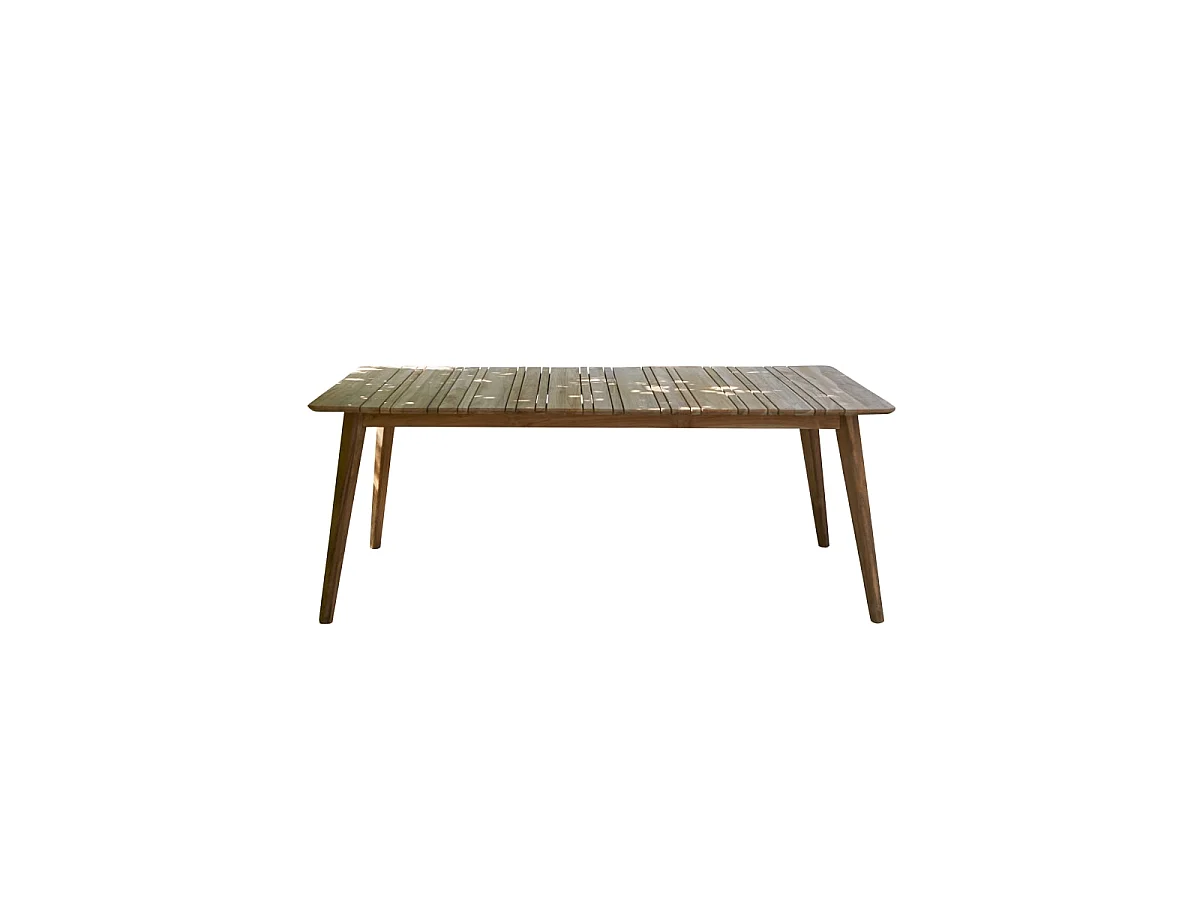 Tavolo da giardino in legno di teak riciclato 200 Katrine
