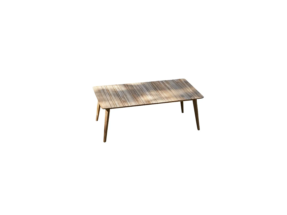 Tavolo da giardino in legno di teak riciclato 200 Katrine