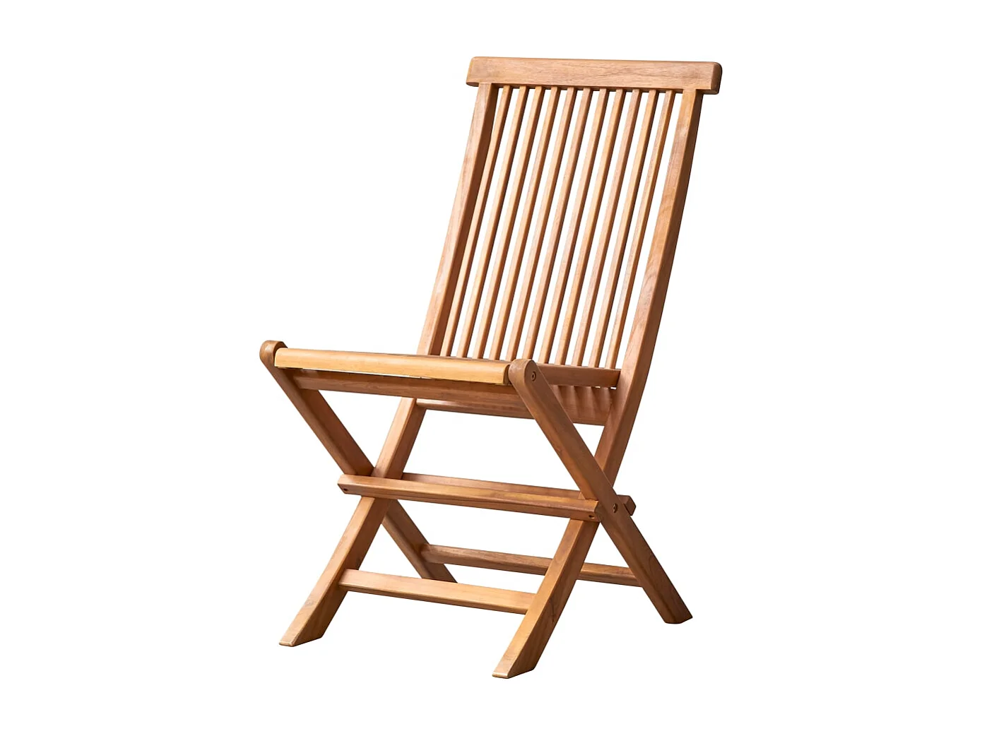 2er-Set Gartenstühle aus massivem Akazienholz Capri