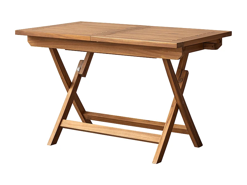 Table d'extérieur extensible en bois d'acacia 4-6 pers 120 Capri