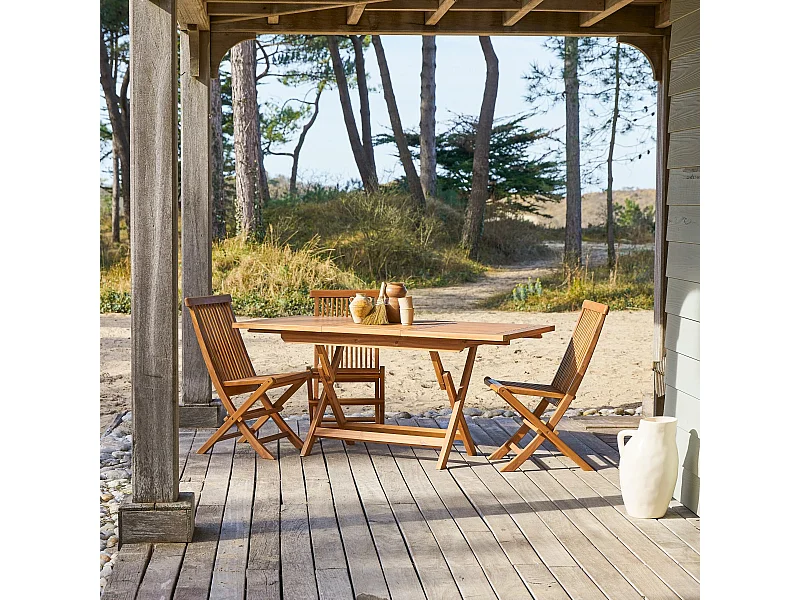 Outdoor-Tisch aus Akazienholz 120 Capri