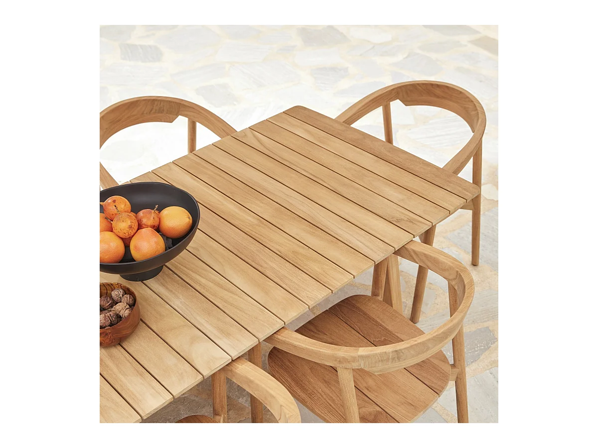 Gartentisch Antioni aus massivem Teakholz 8/10 Pers.