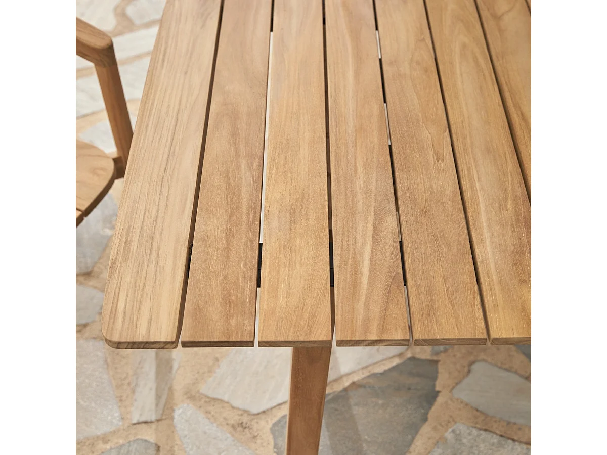 Tavolo da giardino in legno di teak massello Antioni 8/10 pers.